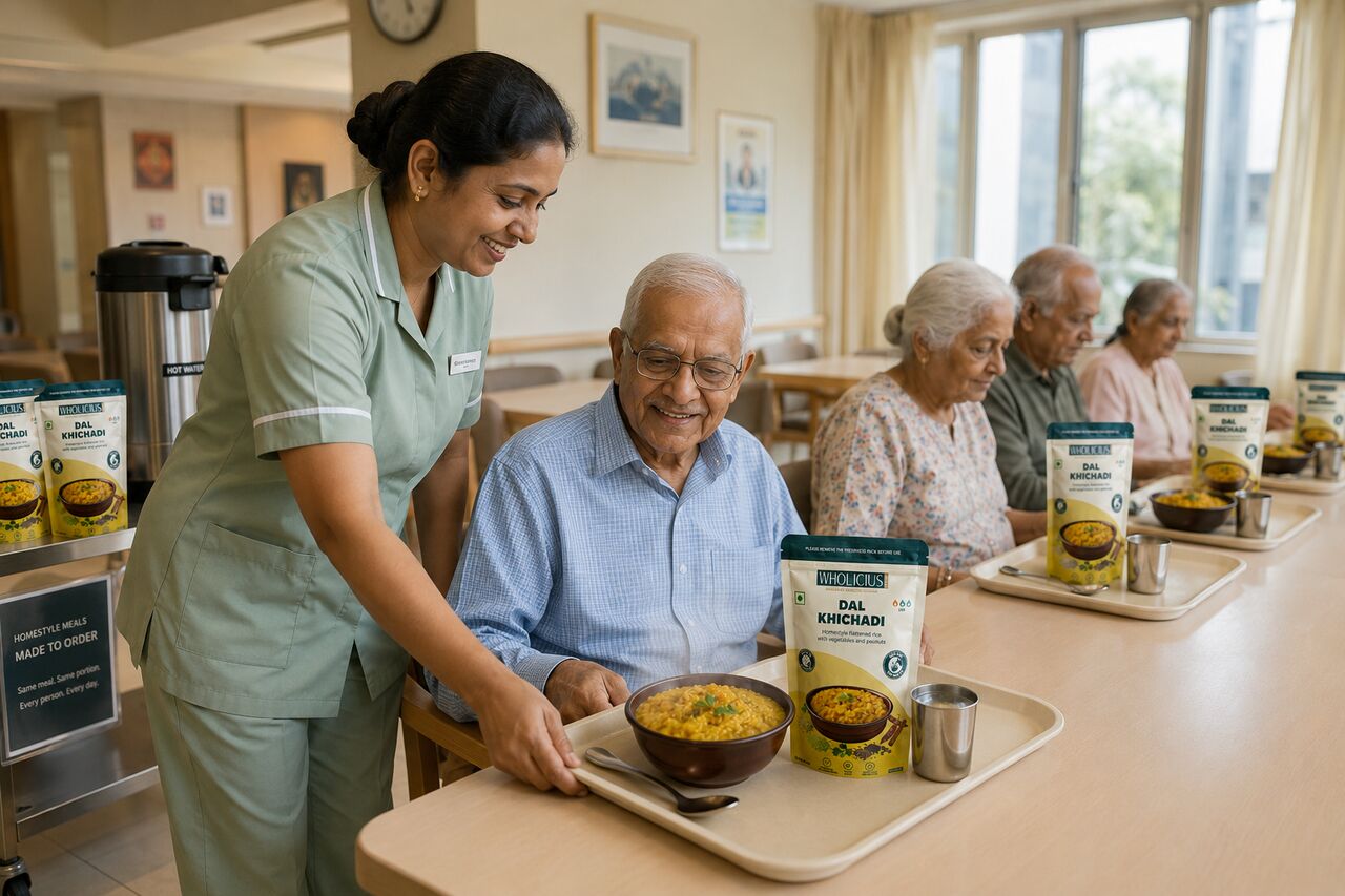 Serving in a care home