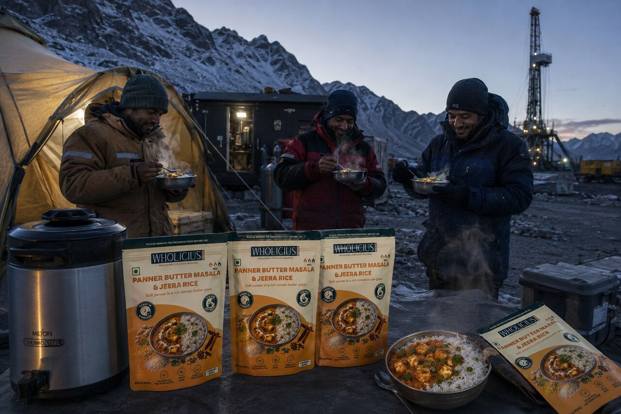 Meal at a remote site